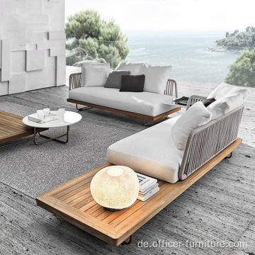 Moderne Balkon Courtyard Outdoor -Sofa Kombination